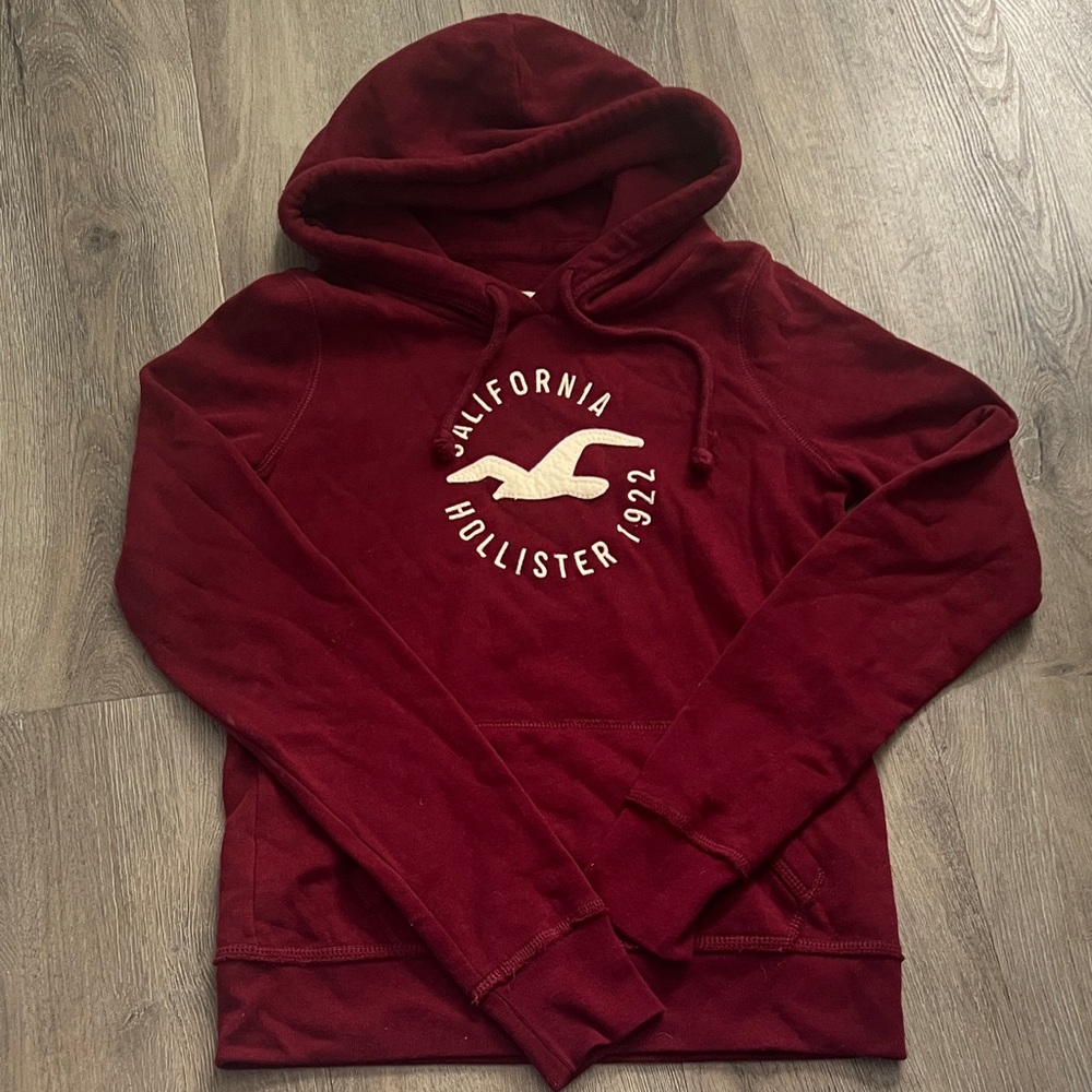 Hollister Burgundy Hoodie